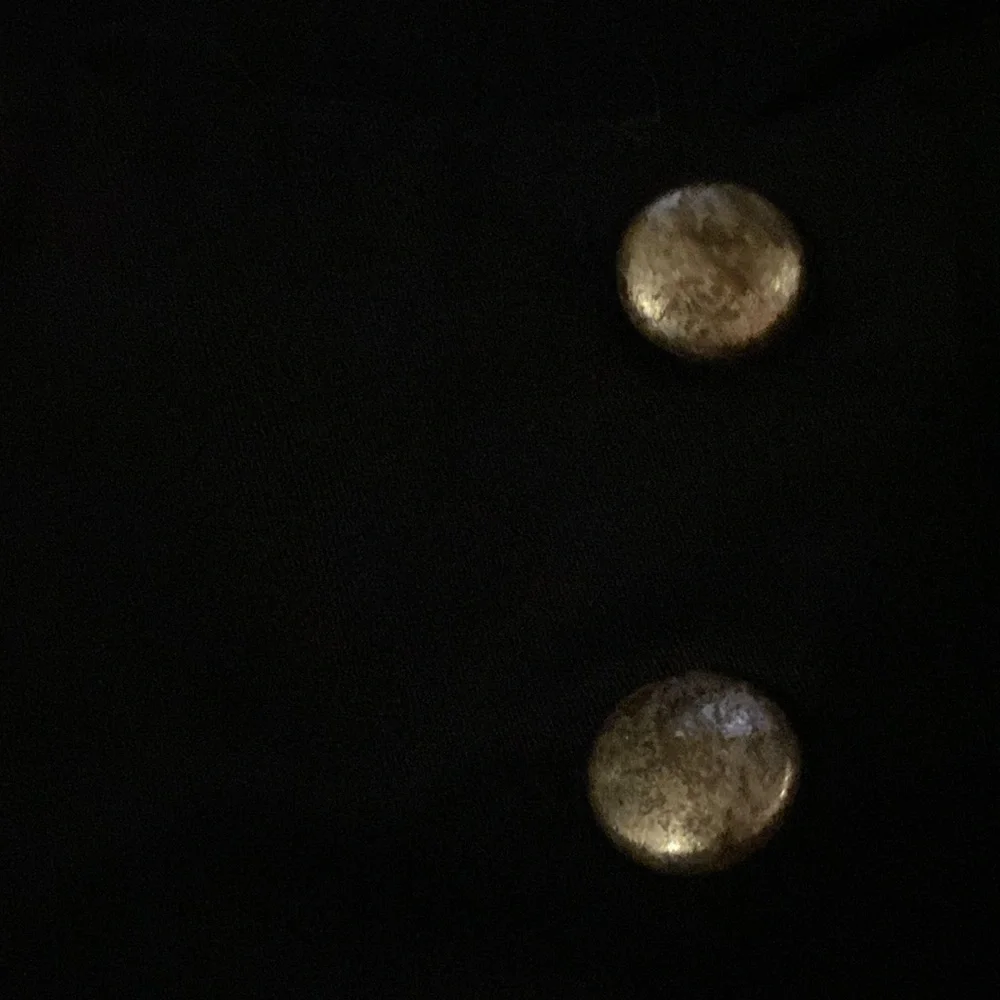 Sinequanone black wide legged dress pants with navel button details. Siz… - Picture 8 of 12